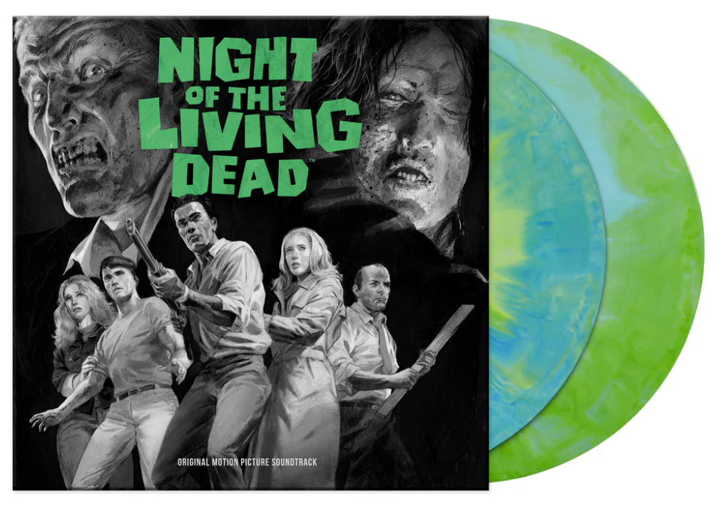 Night of the Living Dead OST (Ghoul Green & Blue 2LP) (Vinyl) Vinyl Record