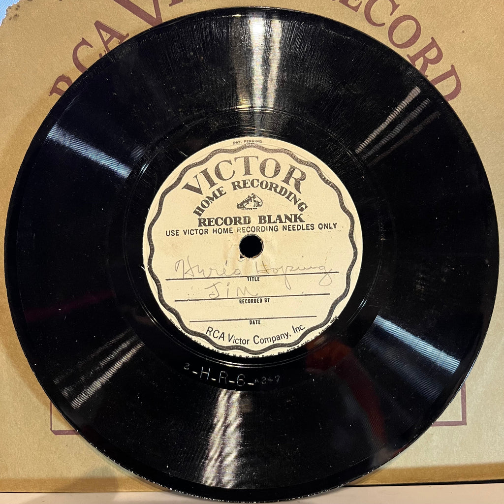 No Artist - Antique Victor Recording Blank Home Recording Record | Very Good (VG) Generic