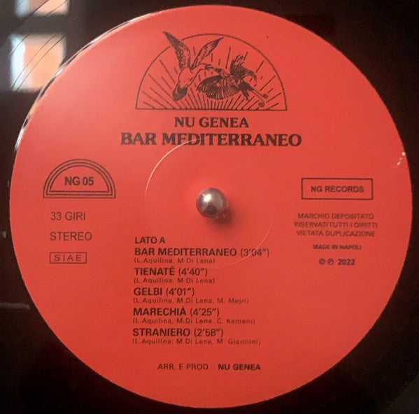Bar Mediterraneo (VINYL) | Mint (M) Mint (M)