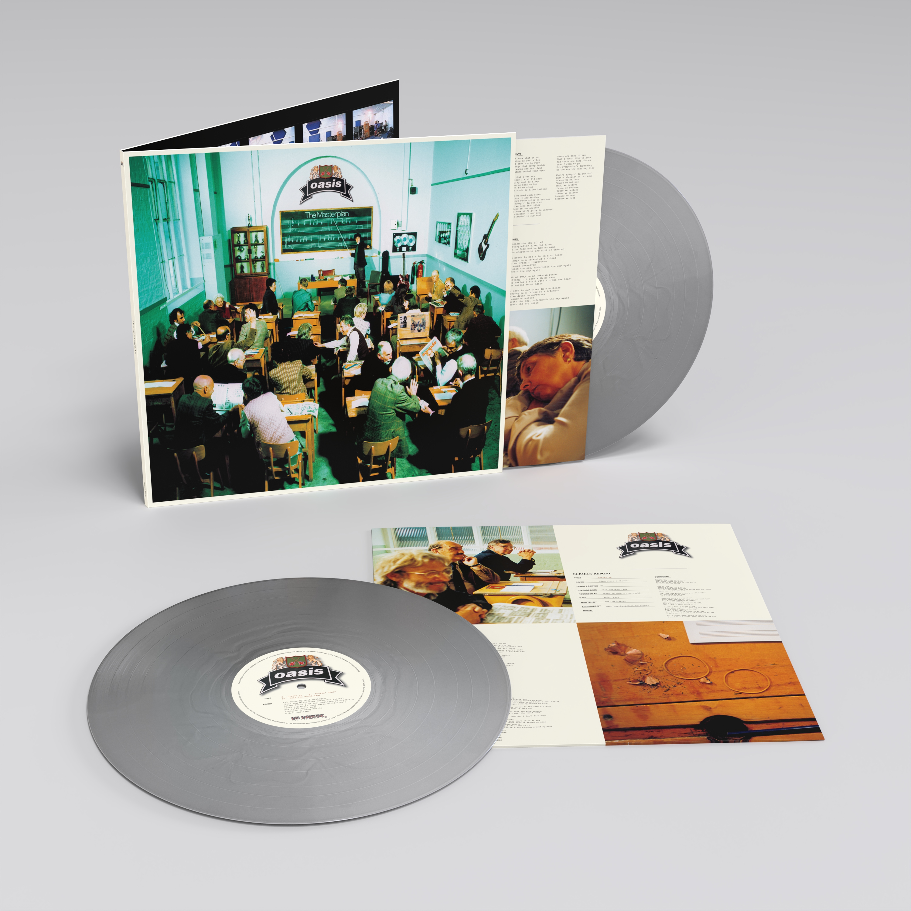 Oasis The Masterplan (Remastered Edition) (Silver Vinyl) Vinyl Record