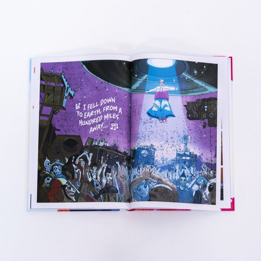Oliver Tree vs. Little Ricky: Alien Boys – Signed Hardcover Book