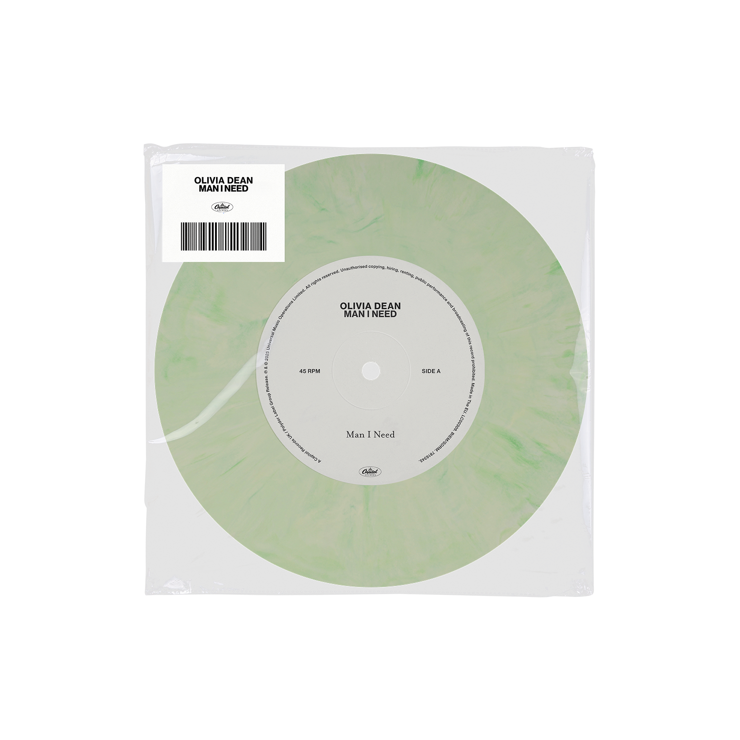 Man I Need [Light Green Marble 7" Single] Vinyl Record