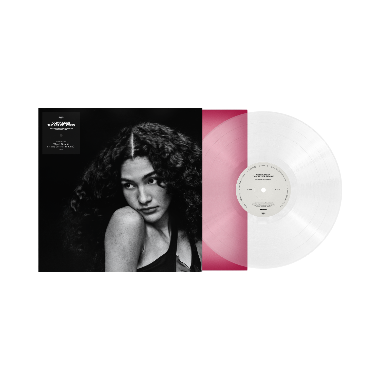 Olivia Dean - The Art Of Loving (Indie Exclusive) [Transparent LP] Vinyl Record