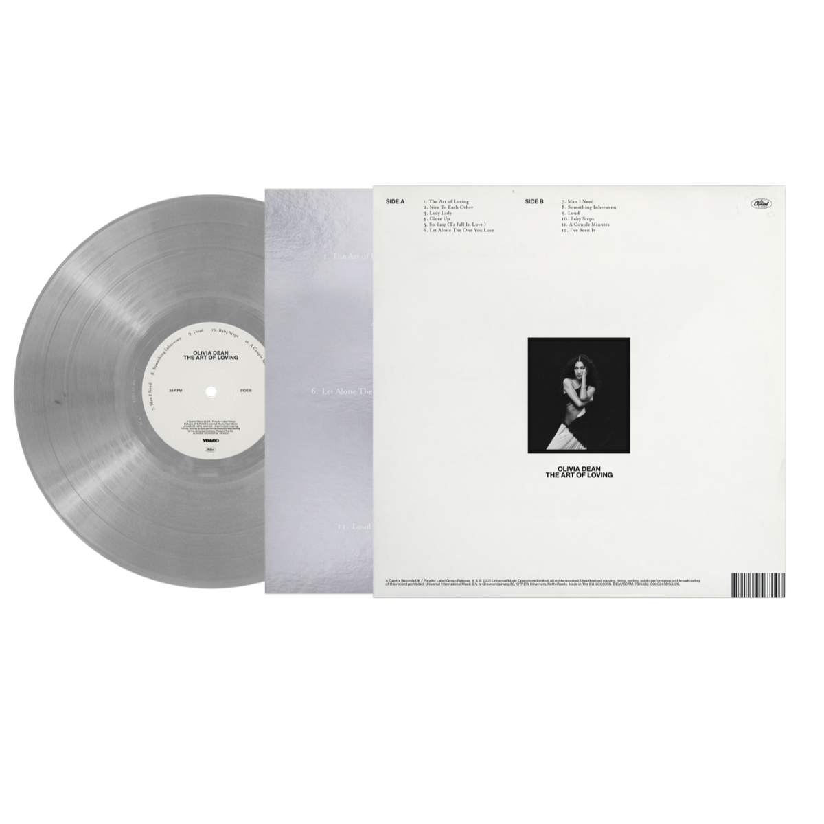 Olivia Dean - The Art Of Loving (Limited Edition, Half-Speed Mastered, 180 Gram Silver Colored Vinyl) Vinyl Record