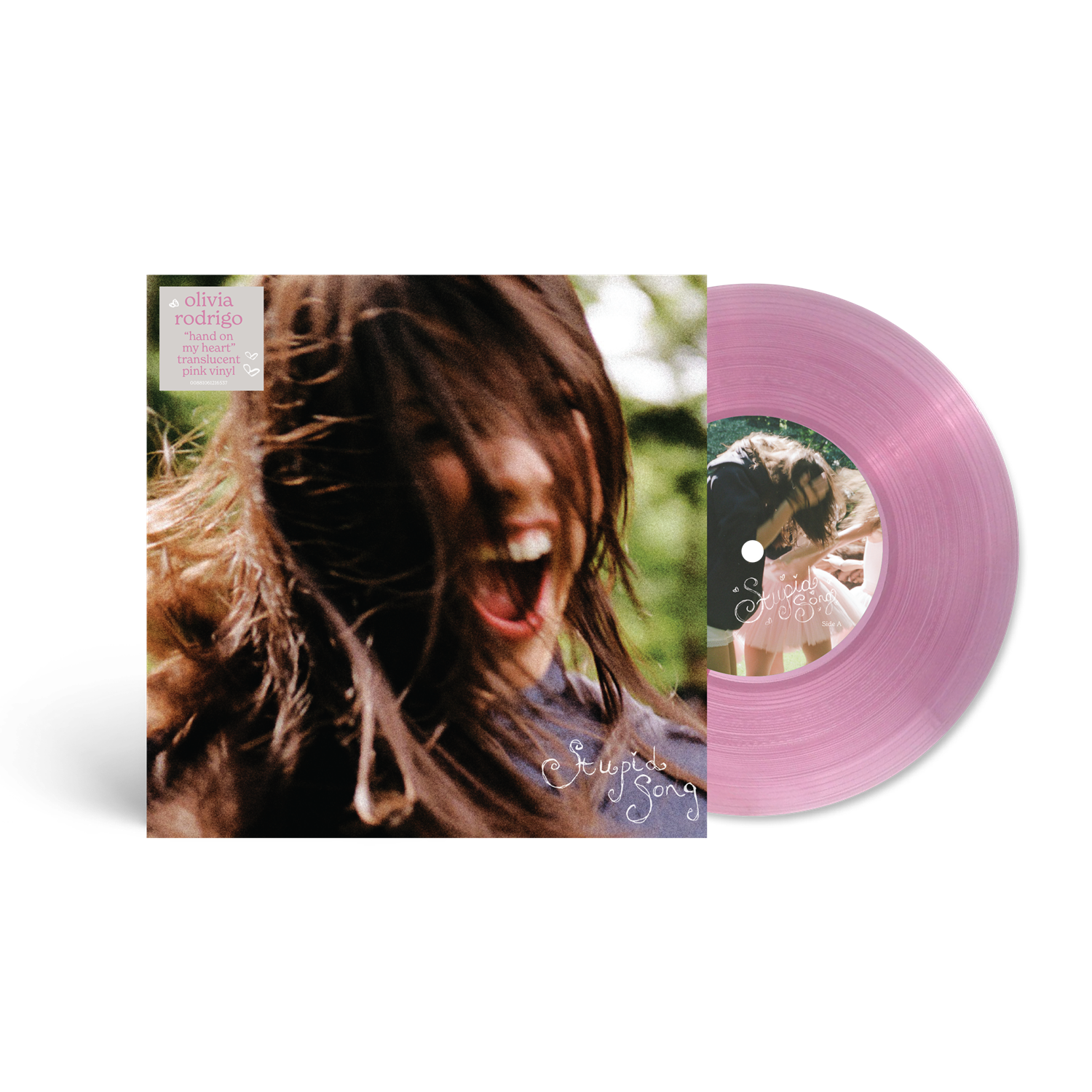 PRE-ORDER Olivia Rodrigo - Stupid Song [Translucent Pink 7" Single] Vinyl Record