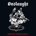 Power From Hell (White W/ Red Splatter Vinyl) Vinyl Record