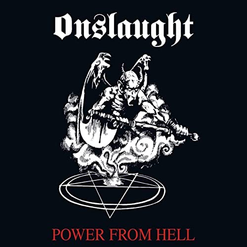 Power From Hell (White W/ Red Splatter Vinyl) Vinyl Record