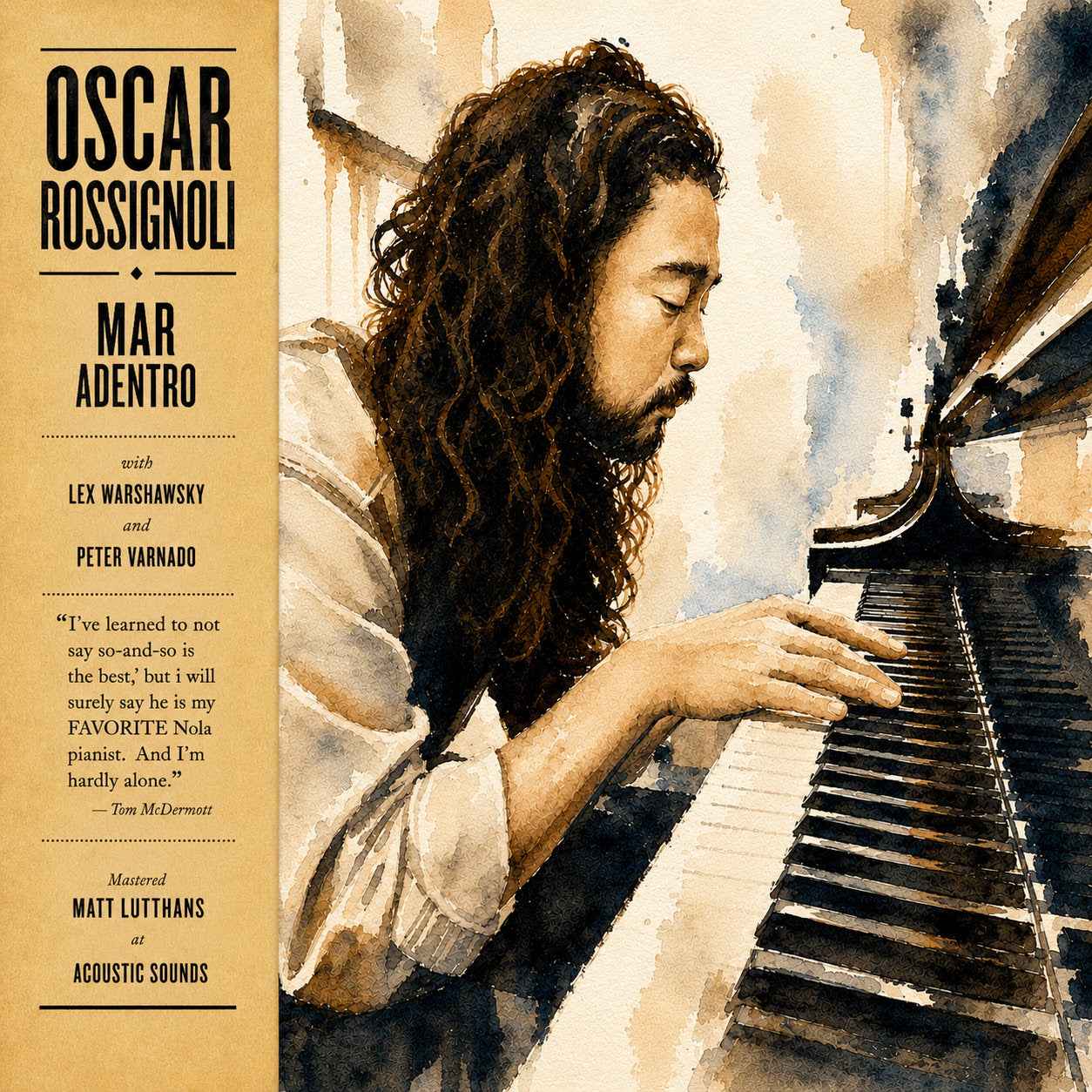 PRE-ORDER Oscar Rossignoli - Mar Adentro Music CD