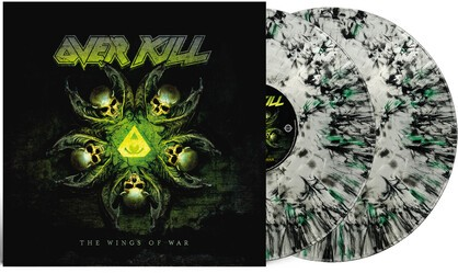 Overkill - The Wings of War (Limited Edition, Clear Vinyl W/ Crushed Black & Green Splatter Colored Vinyl, Gatefold LP Jacket, Reissue) (2 Lp's) Vinyl Record