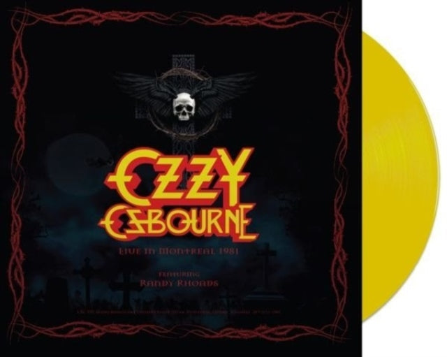 Ozzy Osbourne Live In Montreal 1981 (Yellow Vinyl) Vinyl Record