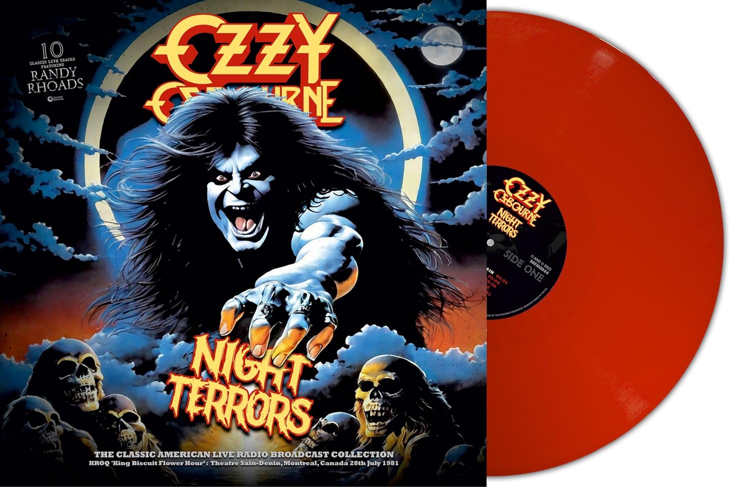 Ozzy Osbourne Night Terrors (180 Gram Red Vinyl) [Import] Vinyl Record