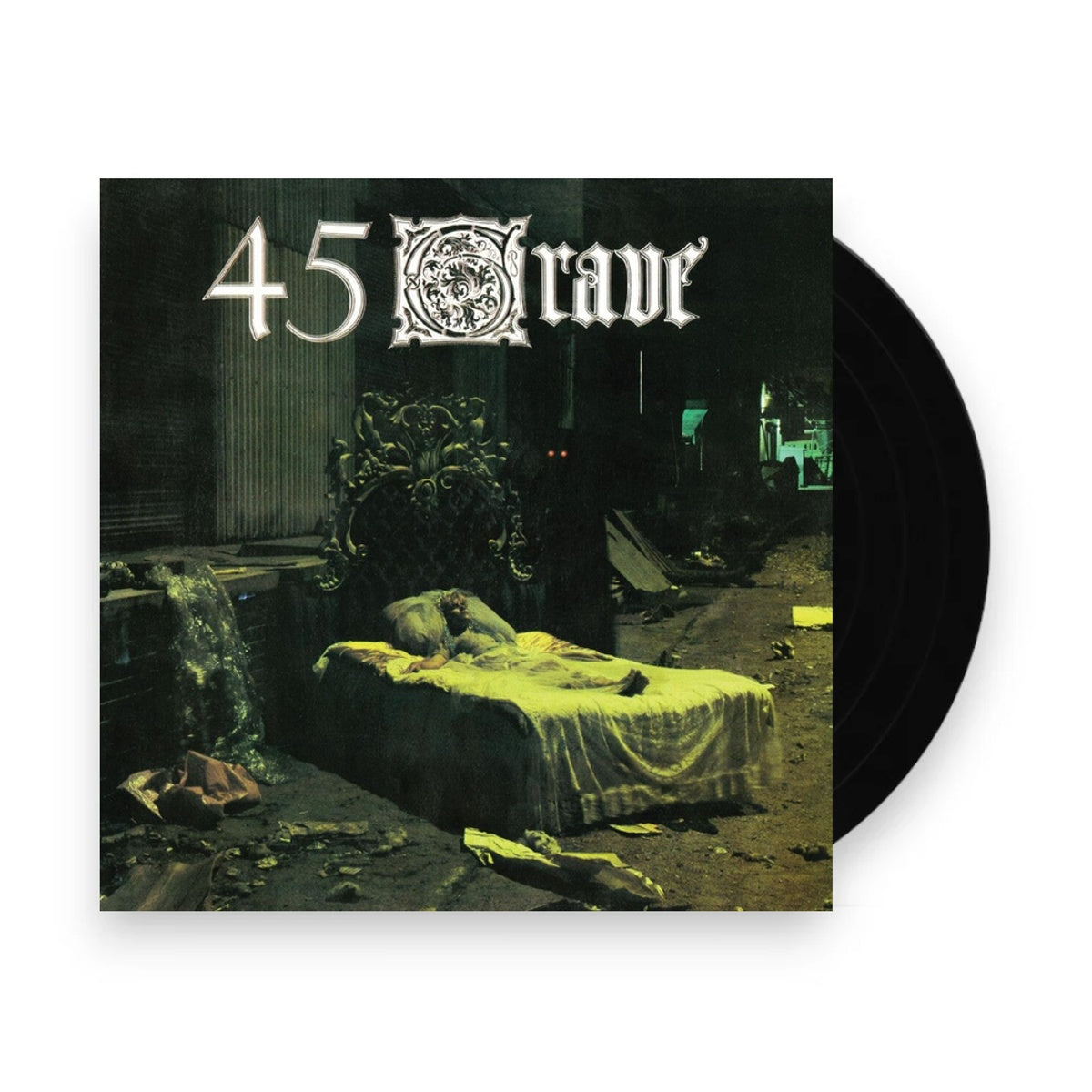 45 Grave – Sleep In Safety (Green With Black Splatter LP Vinyl) Vinyl Record
