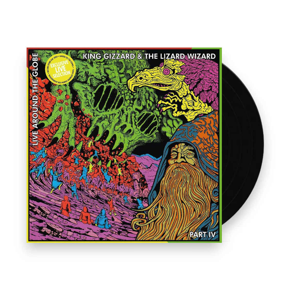 King Gizzard & The Lizard Wizard – Live Around The Globe: Part IV (LP Vinyl) Vinyl Record