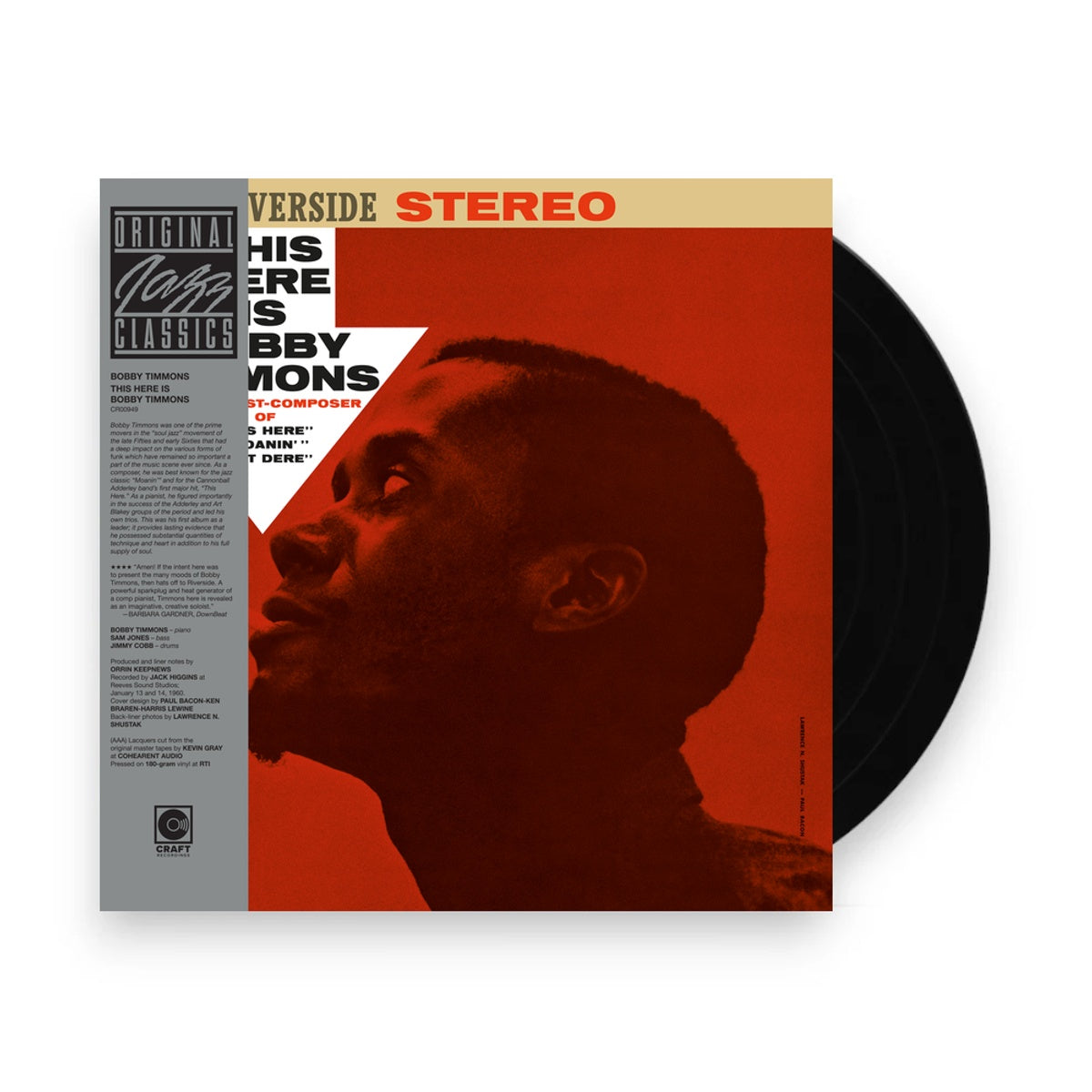 Bobby Timmons – This Here Is Bobby Timmons (LP Vinyl) Vinyl Record