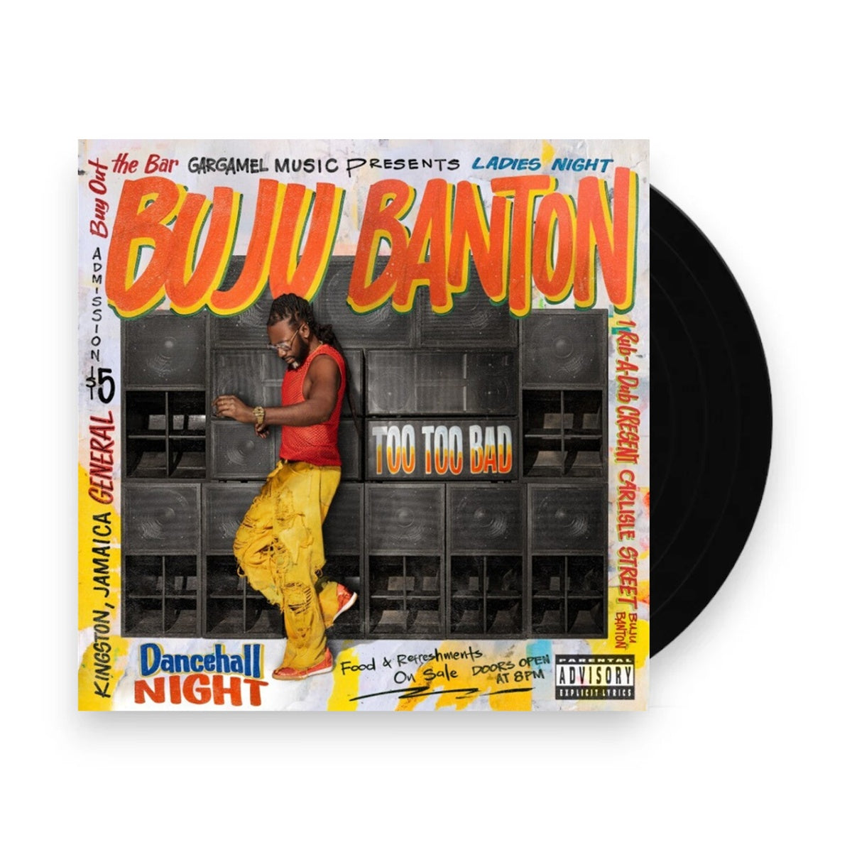 Buju Banton – Too Too Bad (LP Vinyl) Vinyl Record