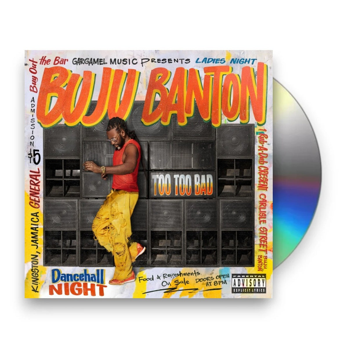 Buju Banton – Too Too Bad Music CD
