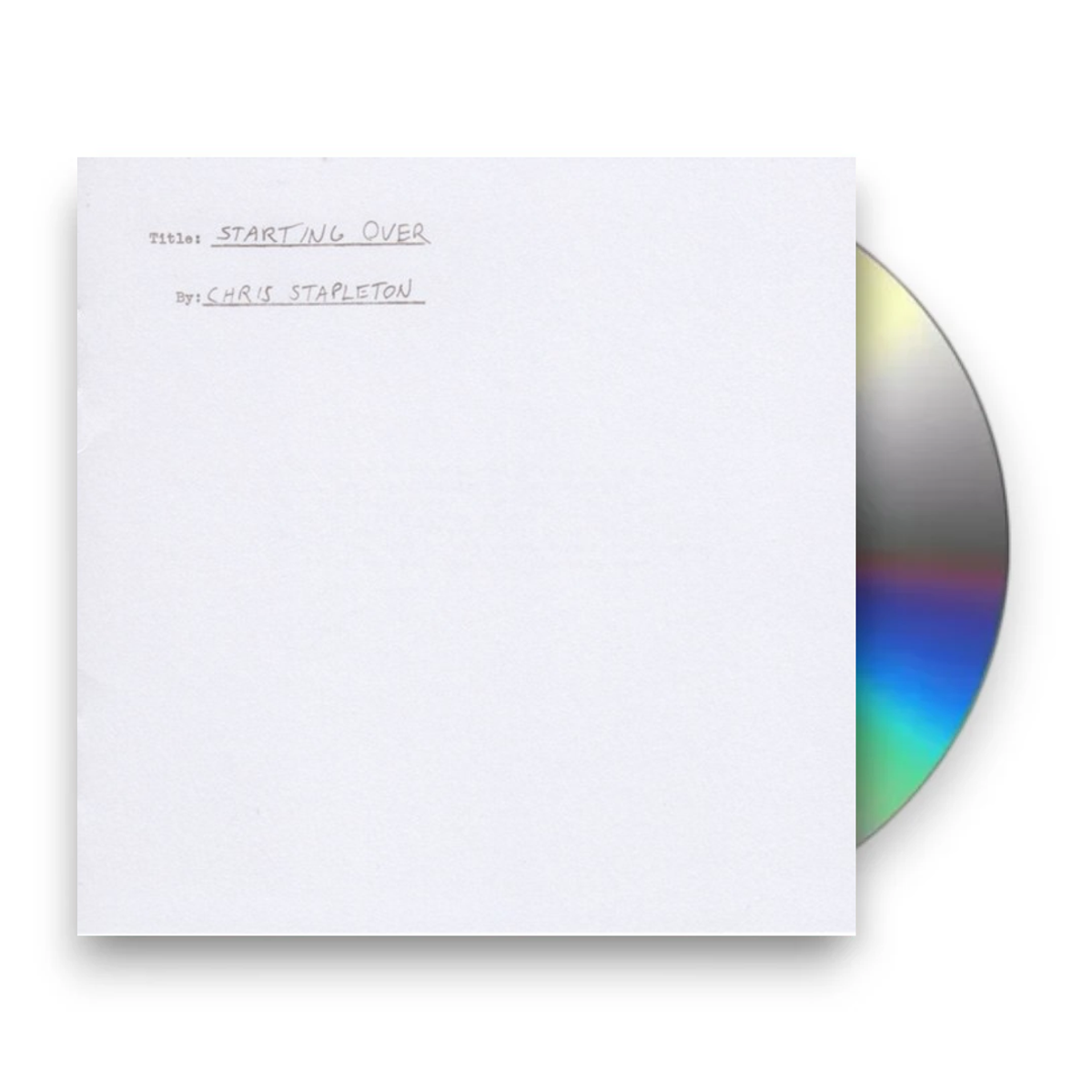 Chris Stapleton – Starting Over Music CD