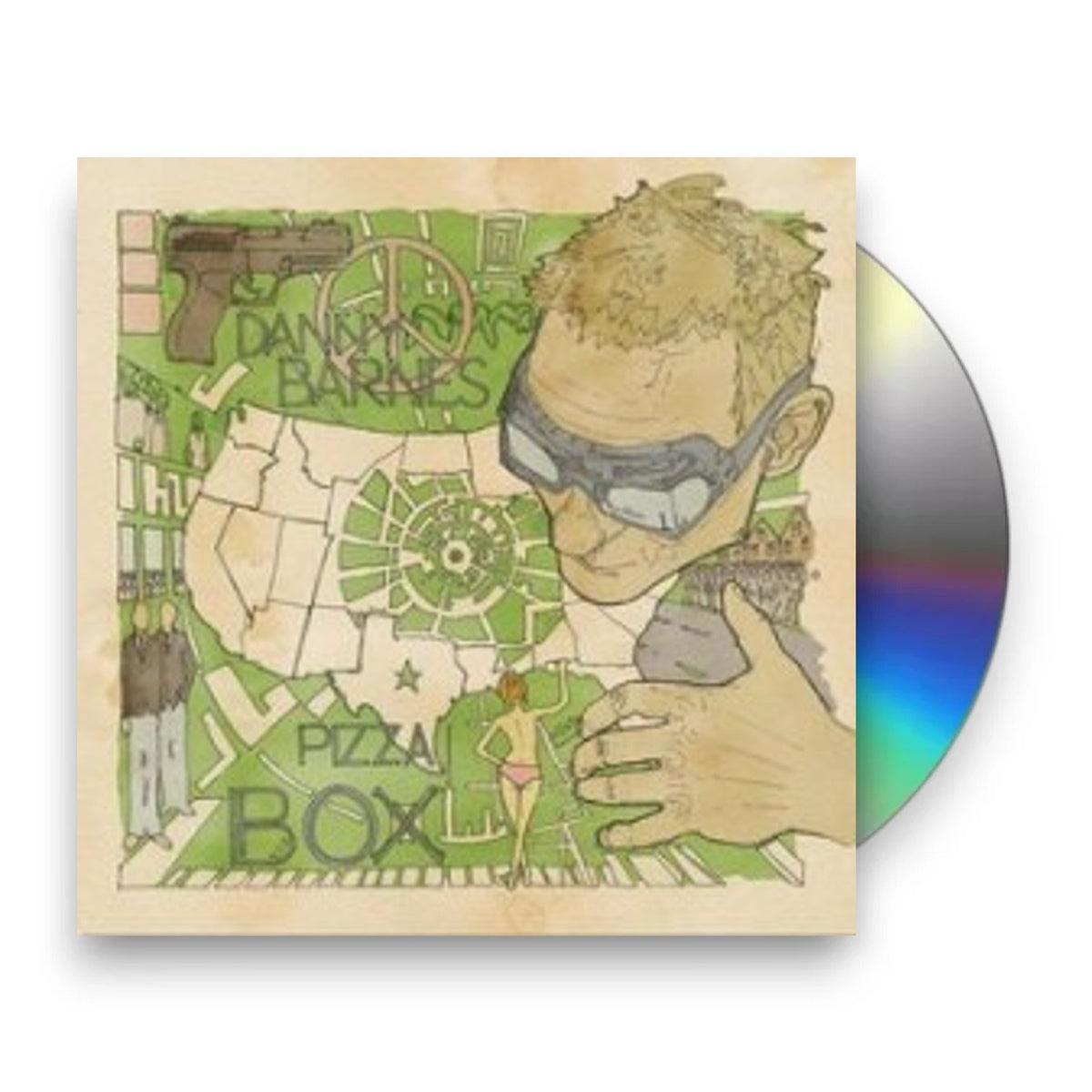 Danny Barnes – Pizza Box Music CD