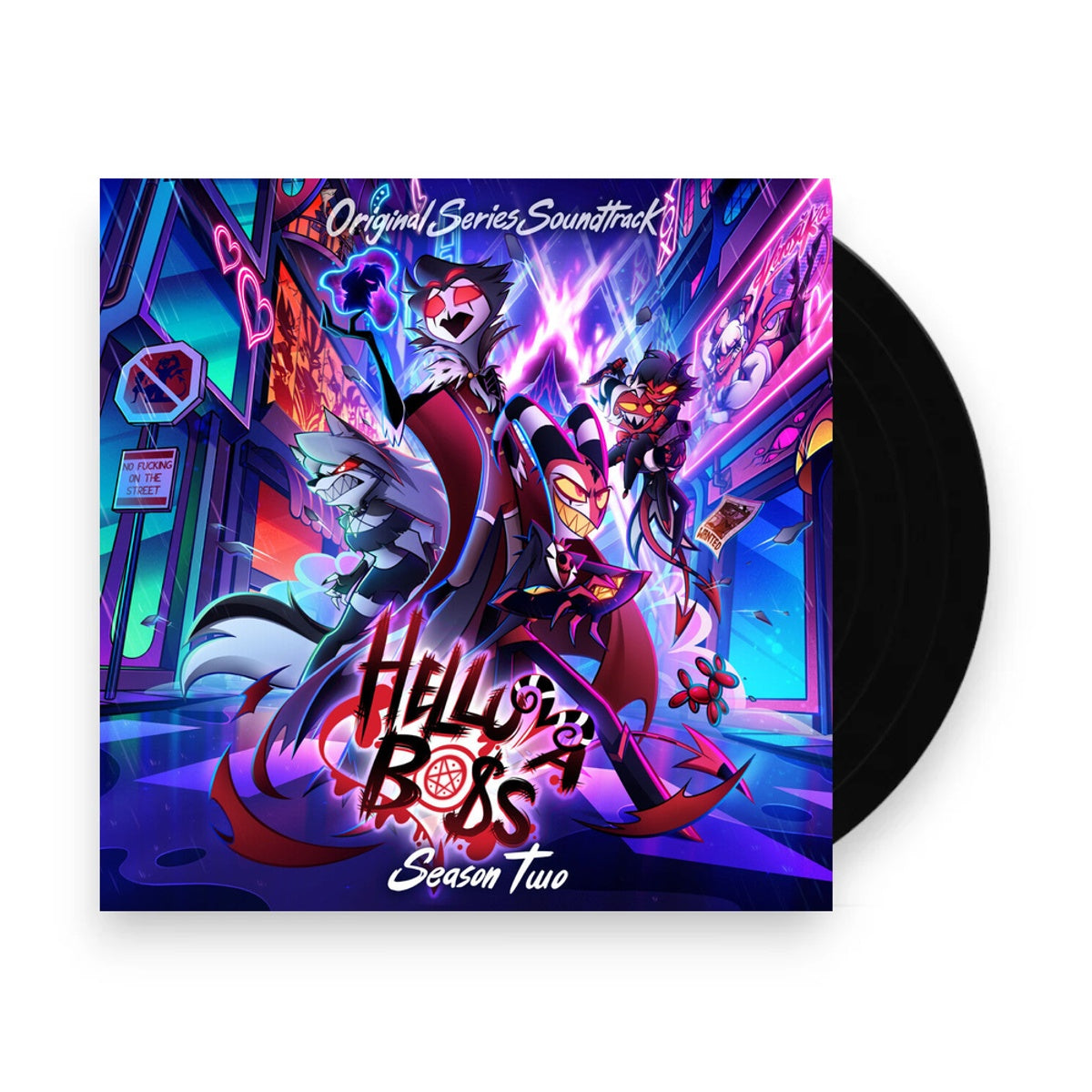 Helluva Boss – Season 2 (Pink Splatter LP Vinyl) Vinyl Record