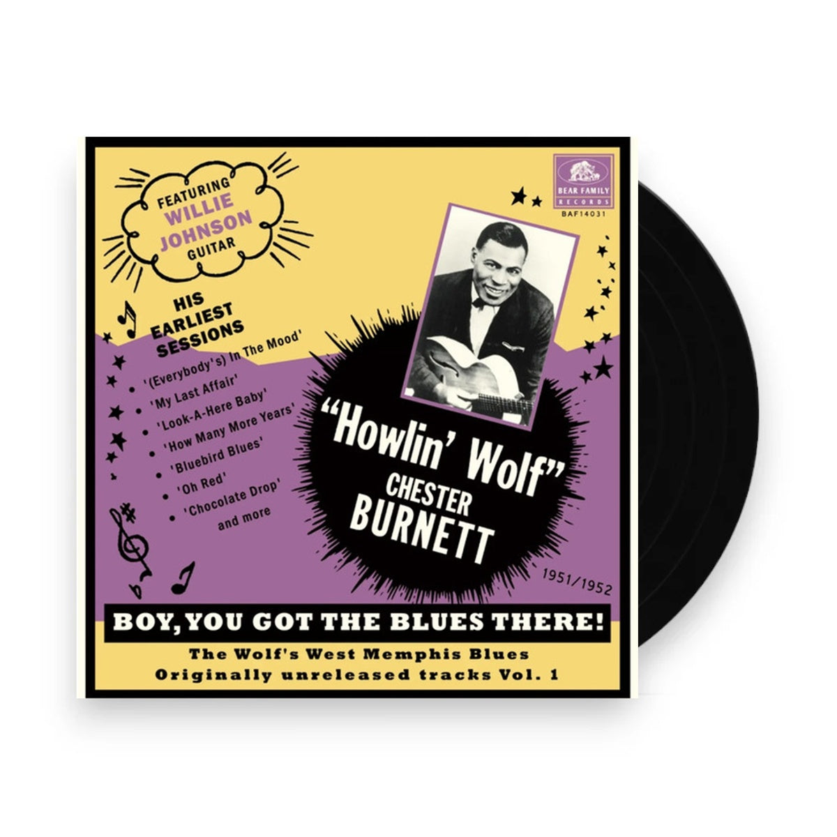 Howlin' Wolf – Vol 1: Boy You Got The Blues There! (LP Vinyl) Vinyl Record