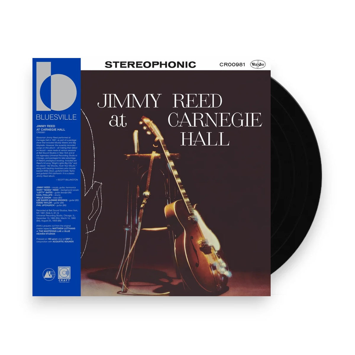 Jimmy Reed – Jimmy Reed At Carnegie Hall (LP Vinyl) Vinyl Record
