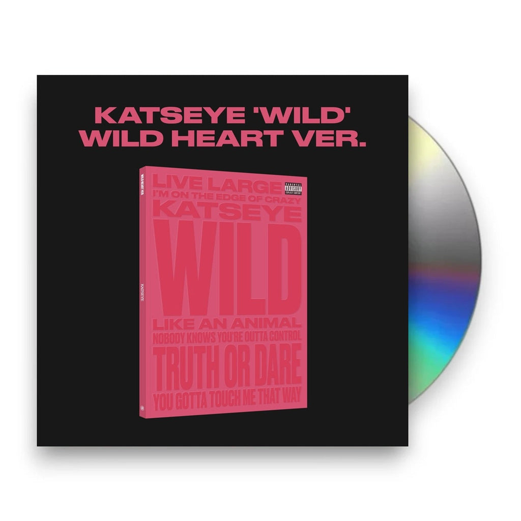 KATSEYE – WILD (Wild Heart Ver. CD) Music CD