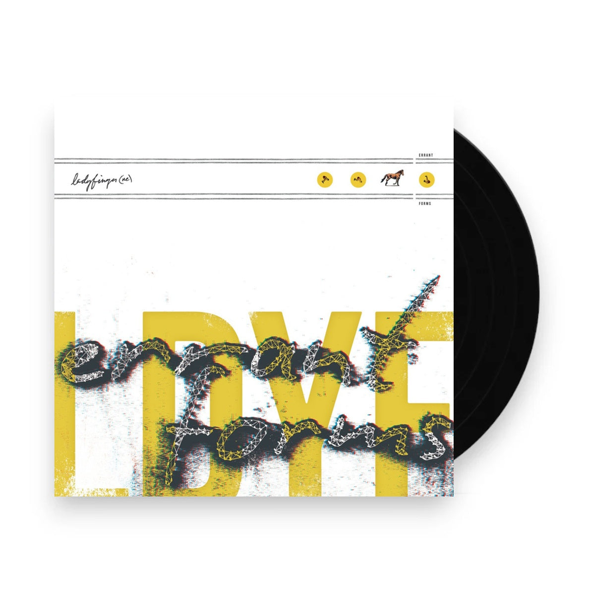 Ladyfinger (ne) – Errant Forms (Limited Edition Clear LP Vinyl) Vinyl Record