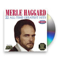 Merle Haggard – 22 All Time Greatest Hits Music CD