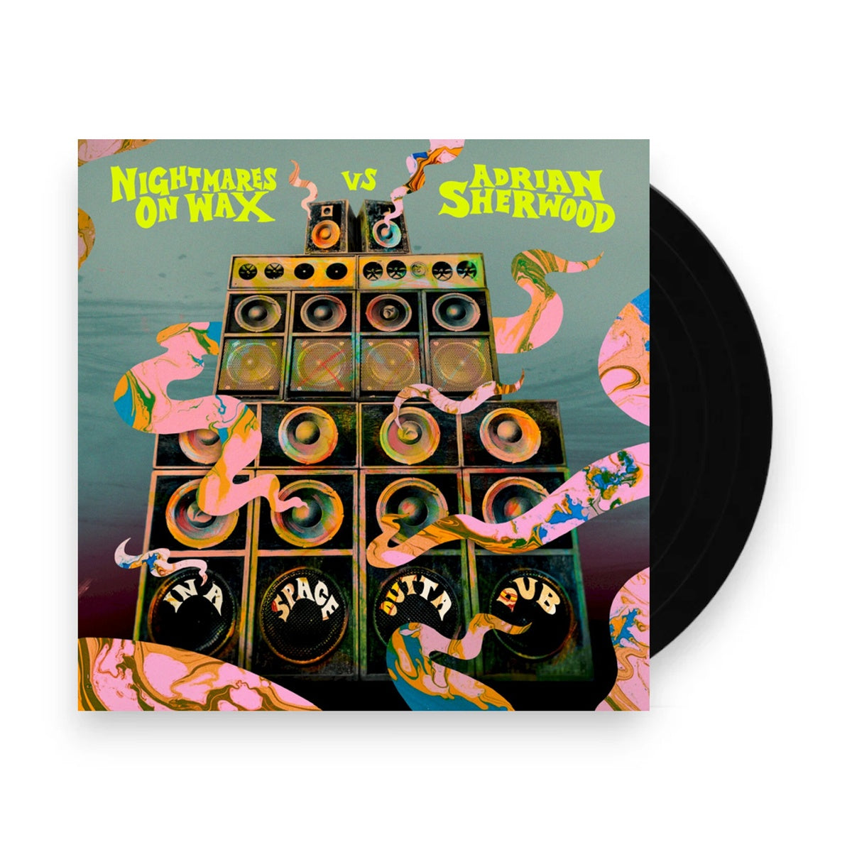Nightmares On Wax VS Adrian Sherwood – In A Space Outta Dub (LP Vinyl) Vinyl Record