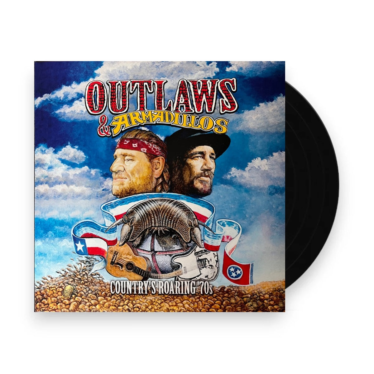 Outlaws & Armadillos - Country's Roaring '70s (LP Vinyl) Vinyl Record