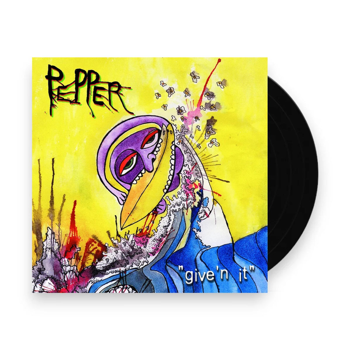 Pepper – Give'n It (Yellow LP Vinyl) Vinyl Record