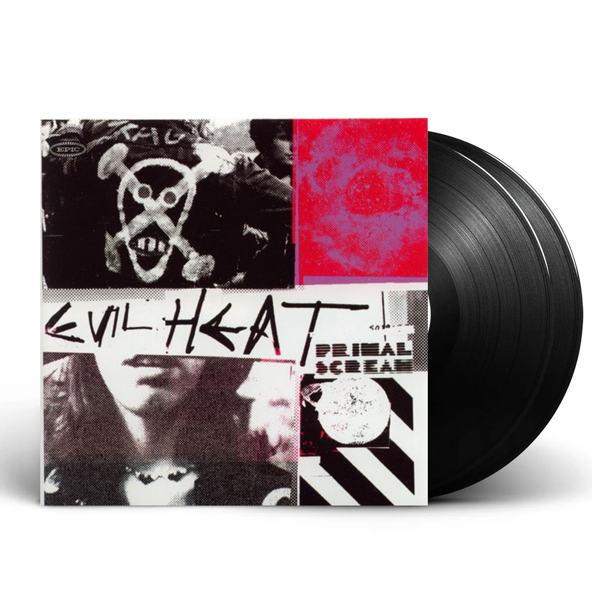 Primal Scream – Evil Heat (2-LP Vinyl + DVD) Vinyl Record