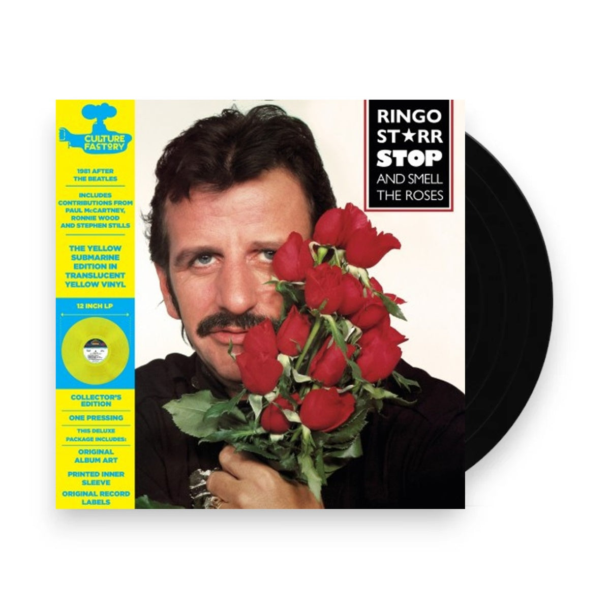 Ringo Starr – Stop & Smell The Roses: Yellow Submarine Edition (LP Vinyl) Vinyl Record