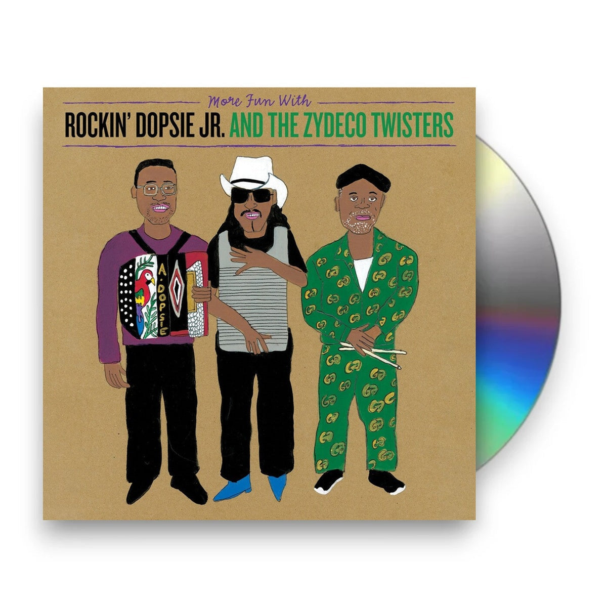 Rockin' Dopsie, Jr. & The Zydeco Twisters – More Fun With Rockin' Dopsie, Jr. & The Zydeco Twisters Music CD