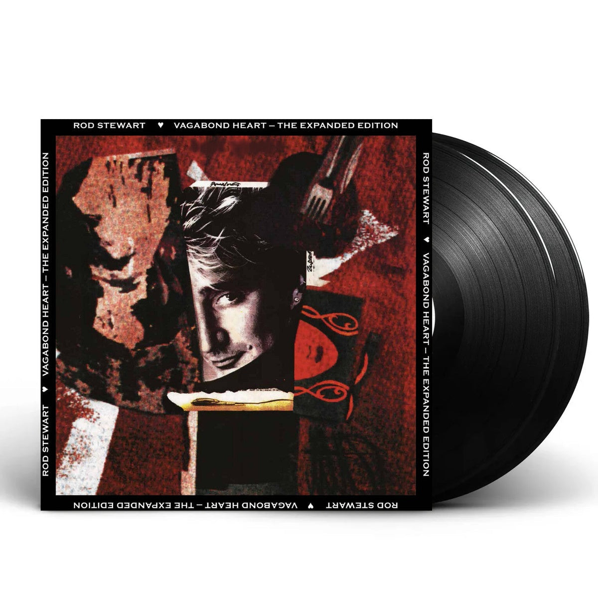 Rod Stewart – Vagabond Heart (Gray, White, & Black Splatter 2-LP Vinyl) Vinyl Record