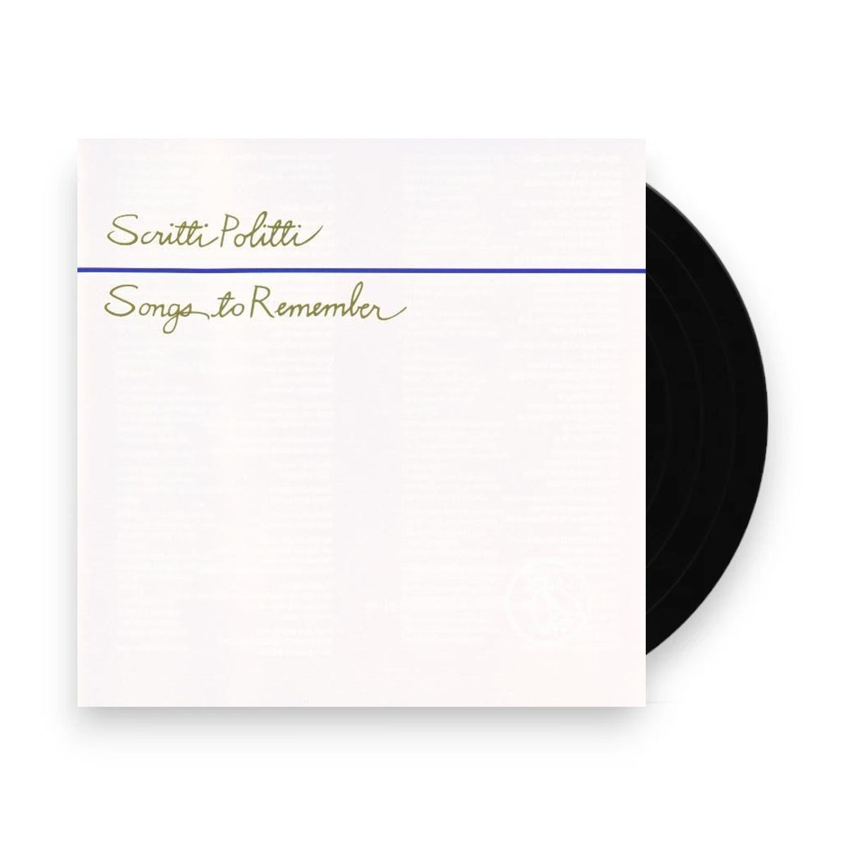 Scritti Politti – Songs To Remember (LP Vinyl) Vinyl Record