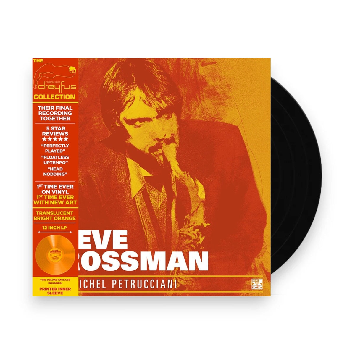 Steve Grossman With Michel Petrucciani (Orange LP Vinyl) Vinyl Record