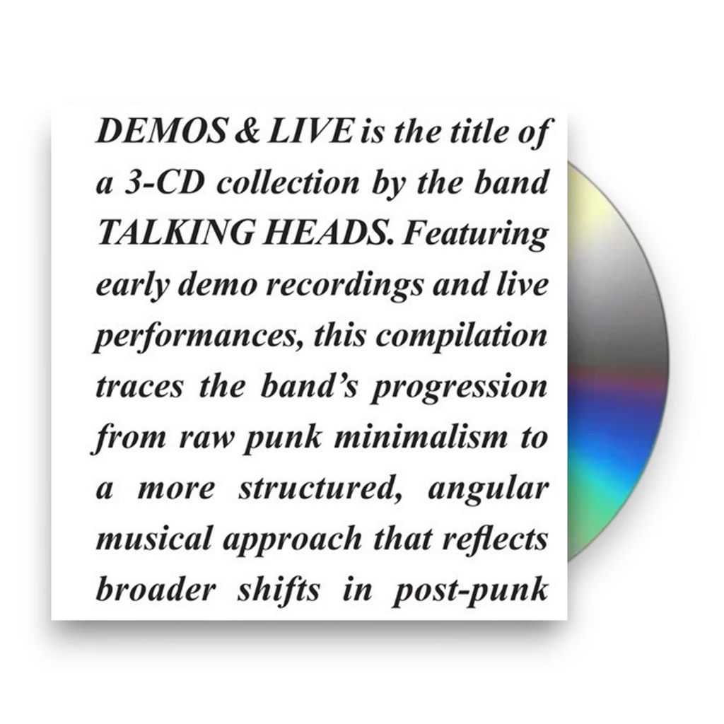 Talking Heads – Tentative Decisions: Demos & Live (3-CD) Music CD