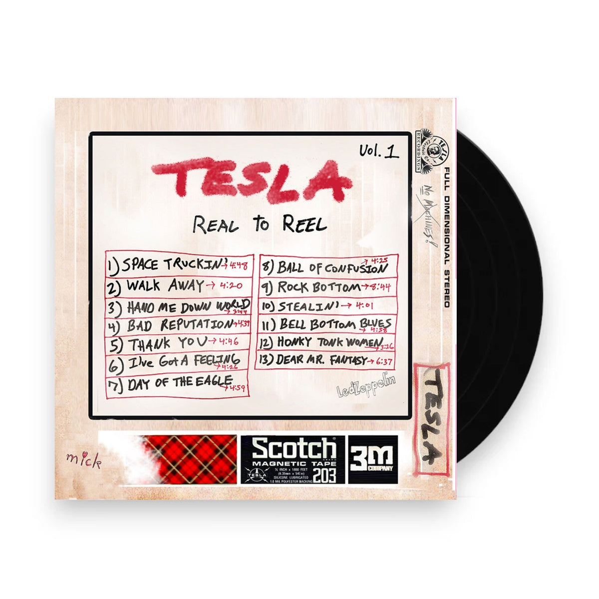 Tesla – Real To Reel Vol 1 (LP Vinyl) Vinyl Record