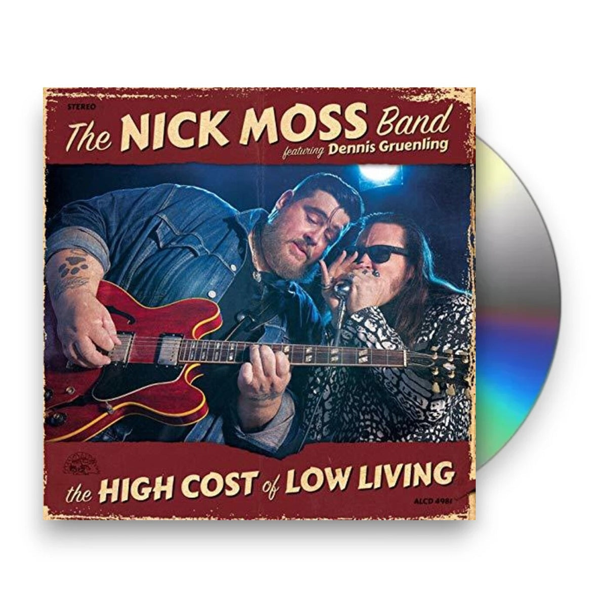 The Nick Moss Band – The High Cost Of Low Living Music CD