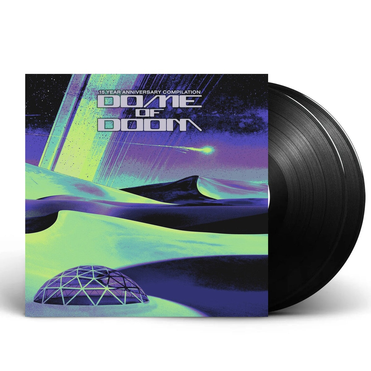 Dome of Doom Records - 15 Year Anniversary Compilation (Clear Purple / Sea-foam Green 2-LP Vinyl) Vinyl Record