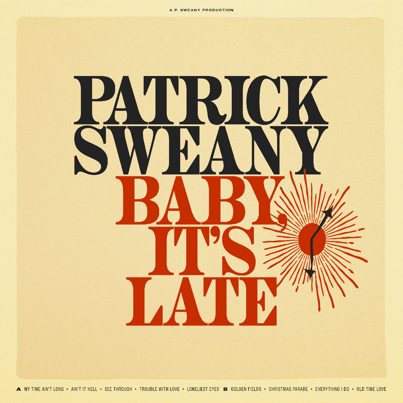 It's Late Baby Vinyl Record