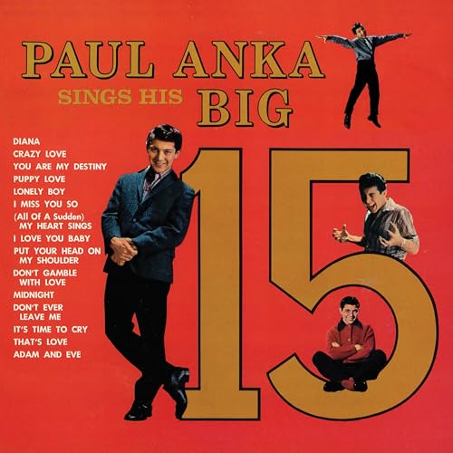 Paul Anka Sings His Big 15 [Gold LP] Vinyl Record