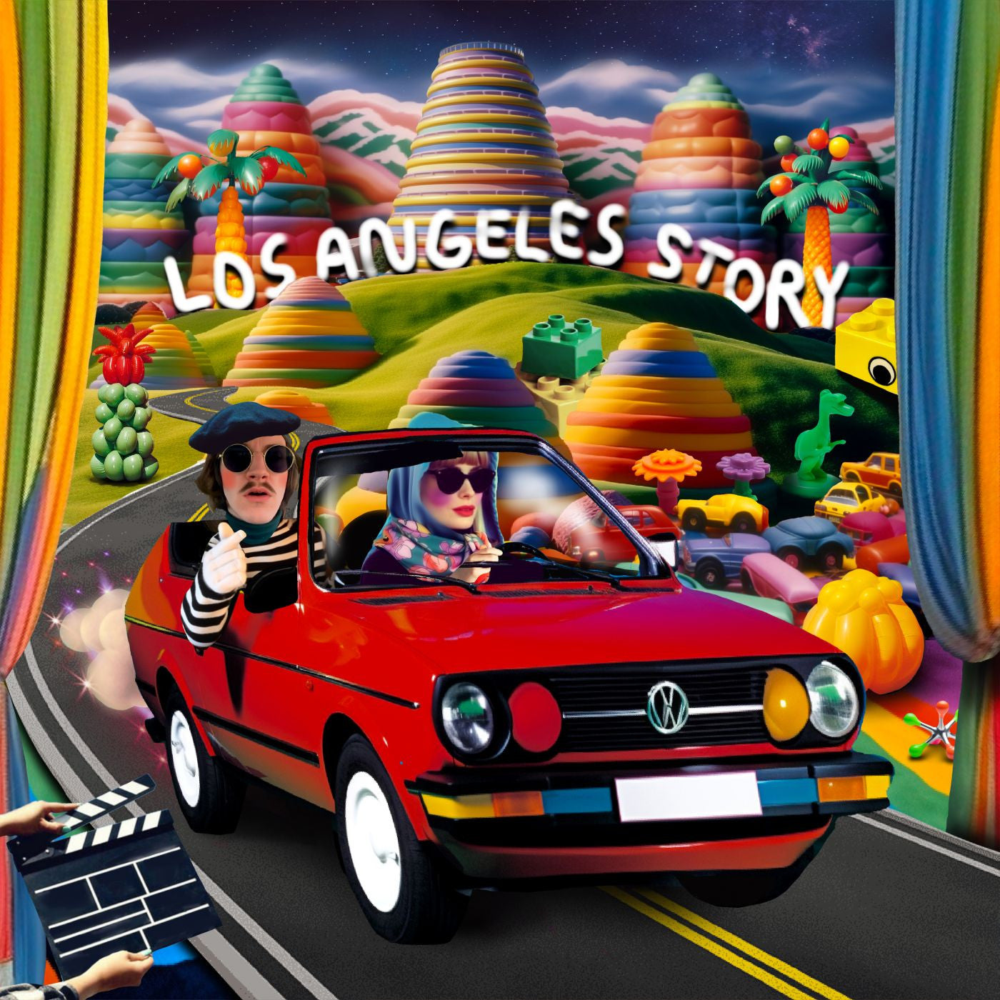 Los Angeles Story (Clear W/ Red And Black Swirl Vinyl) Vinyl Record