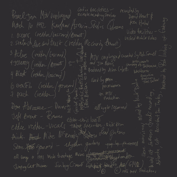 Pearl Jam - MTV Unplugged | Mint (M) Mint (M)