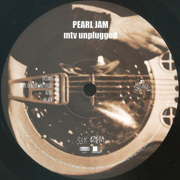 Pearl Jam - MTV Unplugged | Mint (M) Mint (M)