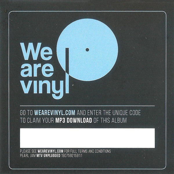 Pearl Jam - MTV Unplugged | Mint (M) Mint (M)