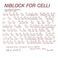 PHILL NIBLOCK - Niblock For Celli/Celli Plays Niblock Vinyl Record