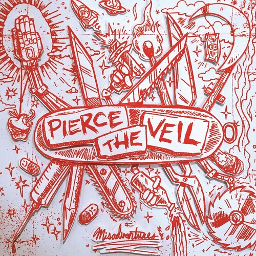 Pierce The Veil - Misadventures (Indie Exclusive, Limited Edition, Colored Vinyl, Red, Silver) |