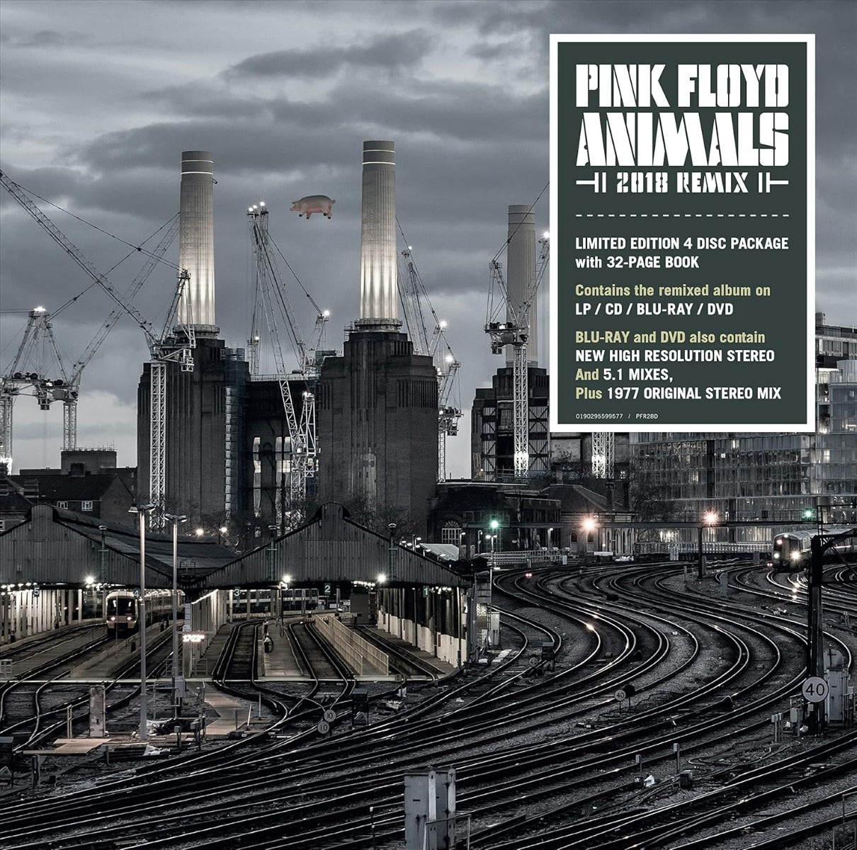 Animals: 2018 Remix (Boxed Set, With CD, With Blu-ray, With DVD, 180 Gram Vinyl) Vinyl Record